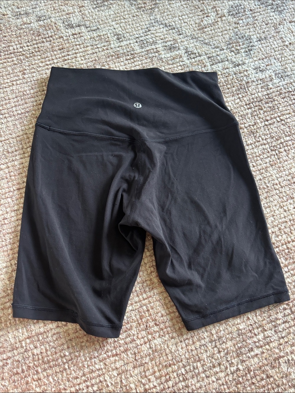 lululemon athletica Black High-Rise Bike Shorts